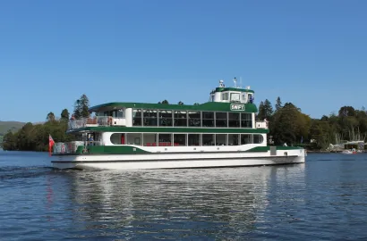 One of Swift's 1st sailing into Bowness