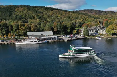 New and old steamers at Lakeside Pier