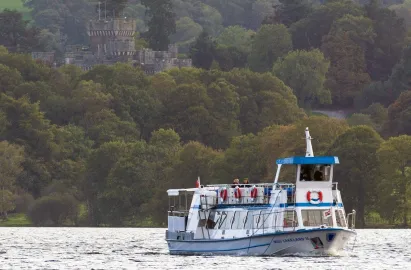 Lakeland II with Wray Castle behind
