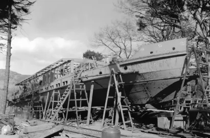 MV Swan assembled at Lakeside in 1937
