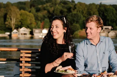 The Summer Evening Buffet Cruise takes place on MV Swan