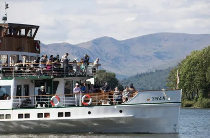 A busy Yellow Cruise service on MV Swan