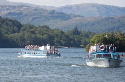 Two of our modern launches on Windermere