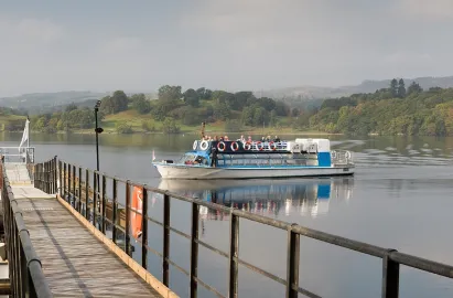 Cumbria class coming past Brockhole