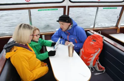 A family enjoying a cruise