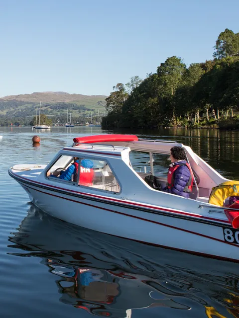 Our Luxury Cabin Boats can be hired from Bowness or Ambleside (Waterhead)