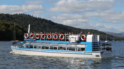 Silverholme can carry 105 passengers and has outdoor and indoor seating.