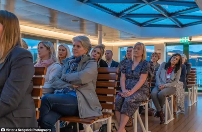 MV Swift & steamer seating can be arranged into any style that suits your event.