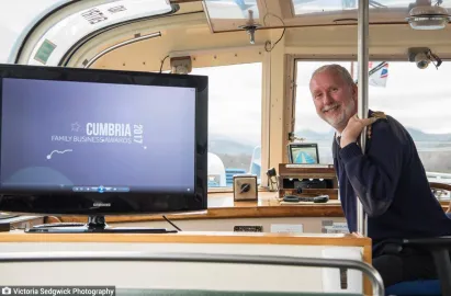 Host awards ceremonies on board like Cumbria Family Business Awards