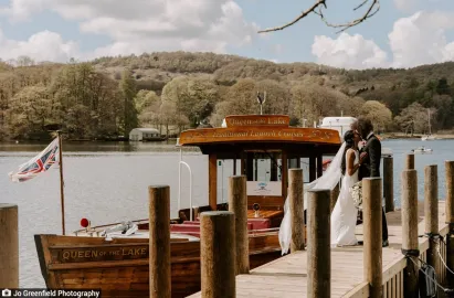Queen of the Lake at Townhead Pier at the southern end of the lake
