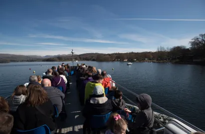 On board the Green Cruise departing Brockhole