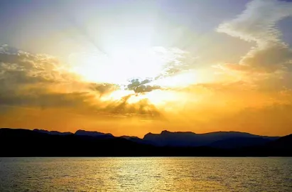 Sunny sunsets on our evening cruises