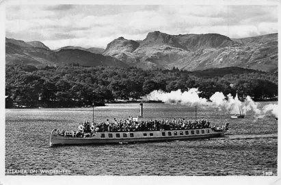A historical postcard from Windermere