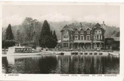 A historical postcard from Windermere