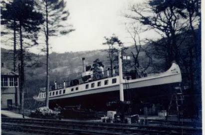 A historical postcard from Windermere