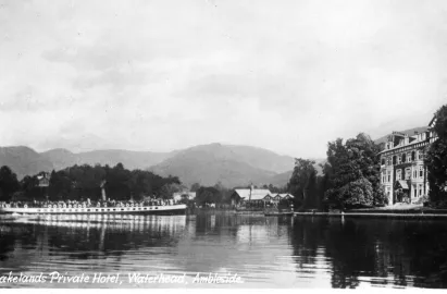 A historical postcard from Windermere