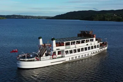 MV Teal on a Summer Evening Buffet Cruise on Windermere