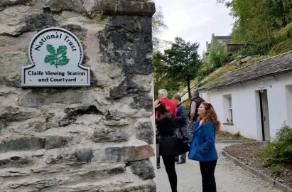 Claife Courtyard and cafe are 10 minute's walk from our Ash Landing jetty