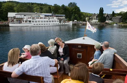 The Ferry crossing over to Lakeside Pier