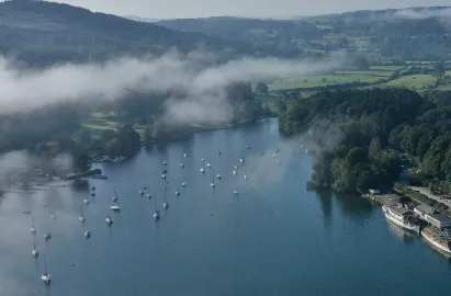 Lakeside is less than 0.75 mile from Fell Foot Park, but its easier by boat