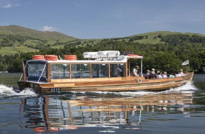 Traditional launch carrying passengers