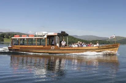 Traditional launch carrying passengers