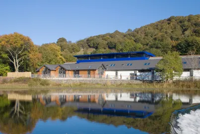 Lakeland Motor Museum next to River Leven
