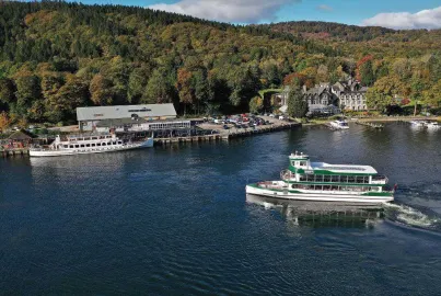 MV Swift and Teal at Lakeside