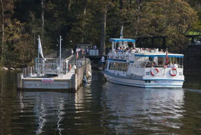 Modern launch at Brockhole