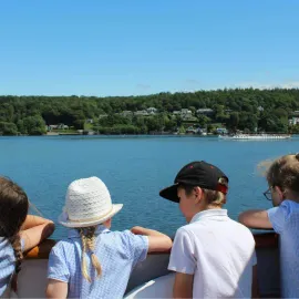 group of school children