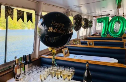 70 Birthday on Windermere lake cruises
