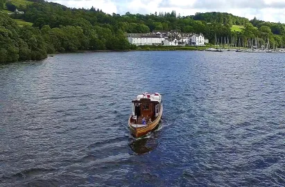 One of our traditional launches on Windermere