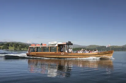 Traditional launch on Windermere