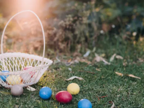 Easter egg hunt at The Swan