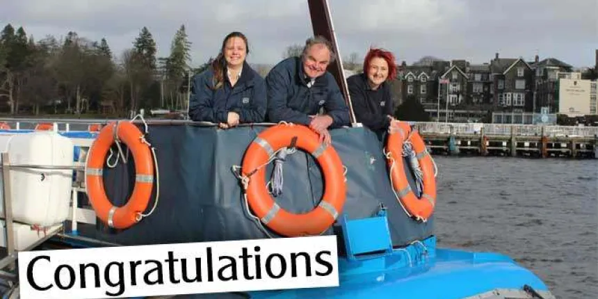 Three new skippers on a Miss Cumbria vessel