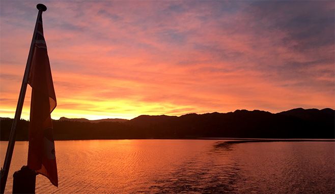 Sunset on Windermere
