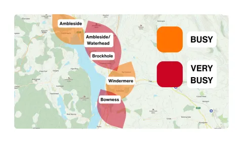 Map of areas