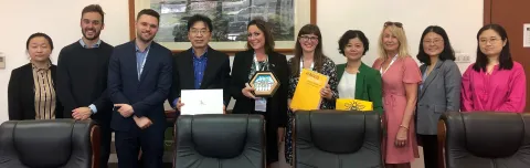 This was the meeting at the Shanghai Xuhui District Department of Culture and Tourism CROP