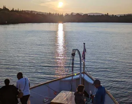 Evening sunset image