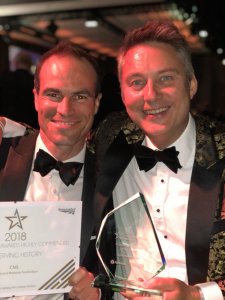 Charles & Maurice at the Rail Partnership Awards