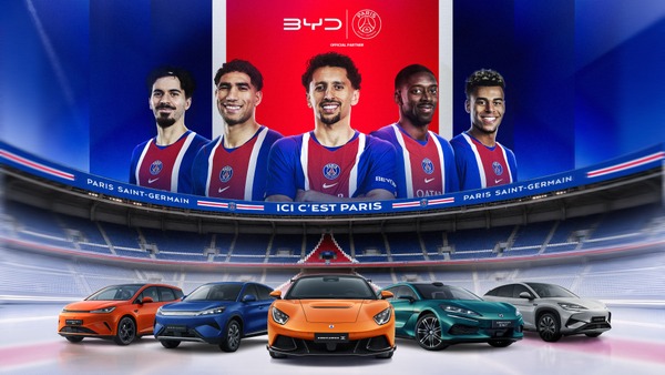 Driving excellence together: BYD Group becomes Official Partner of  Paris Saint-Germain