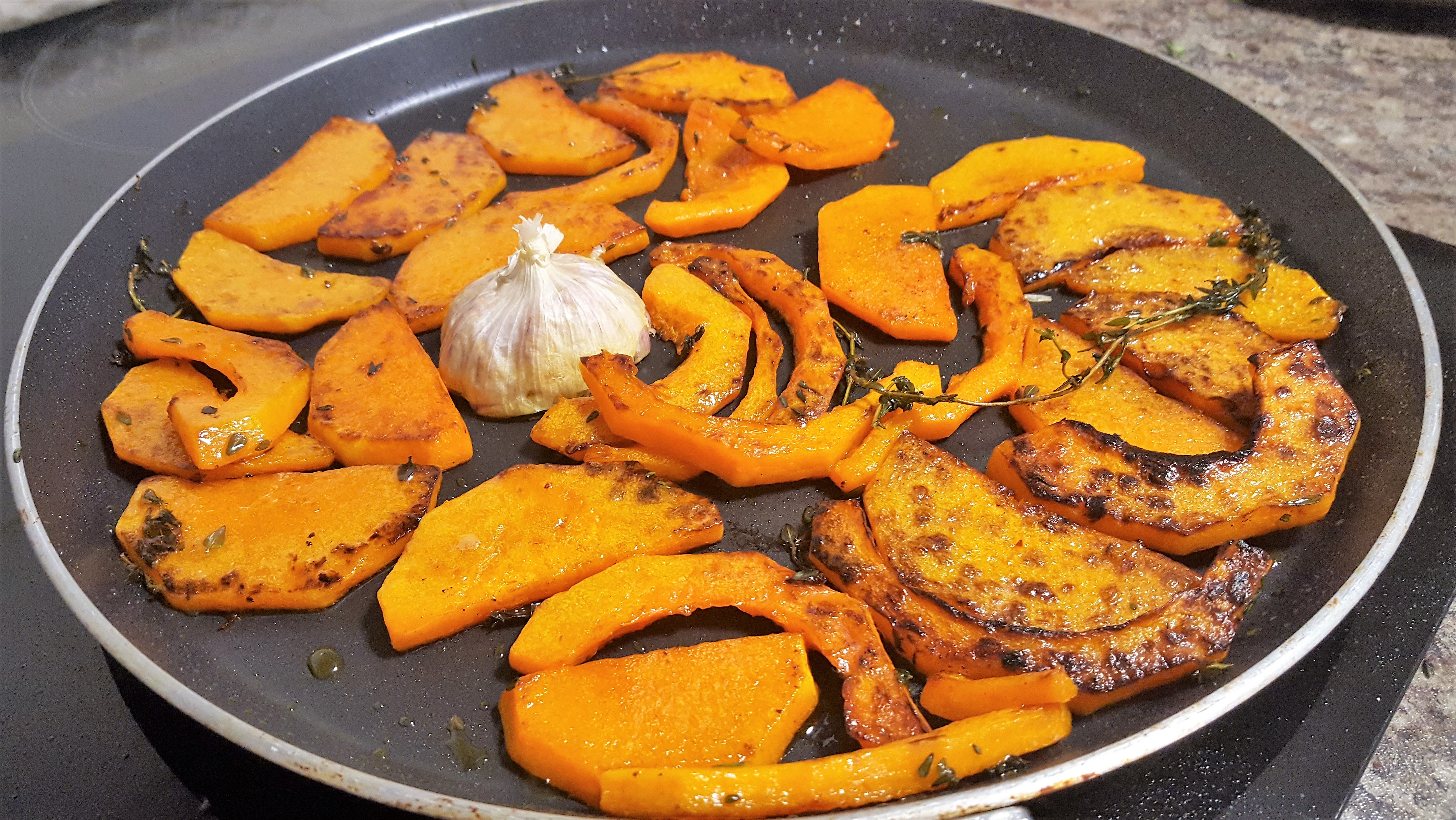 How to pan roast butternut squash Vegetarian Snacks dontask4salt