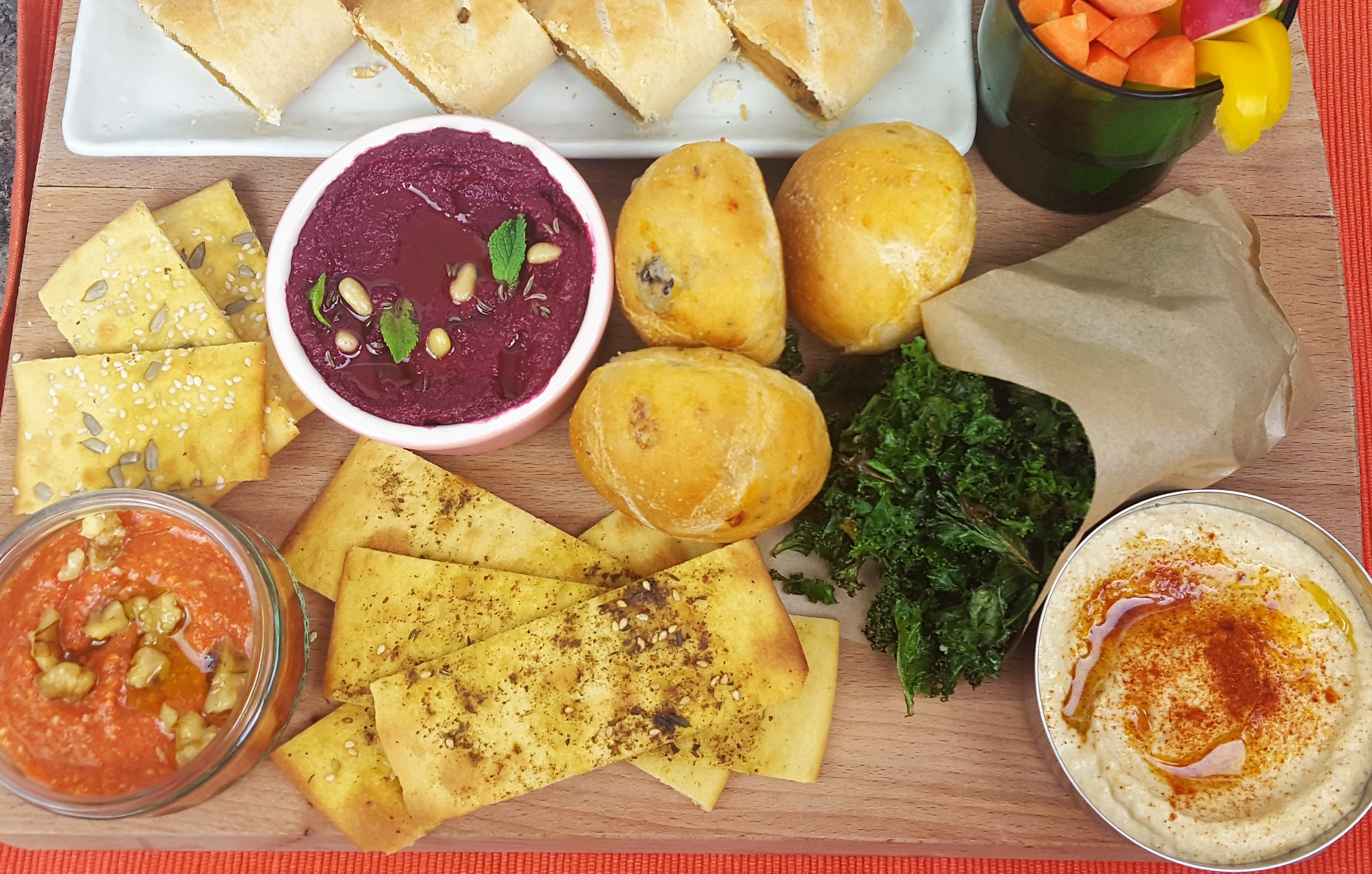 Vegetarian Snacks Vegan Dip RecipesVegetarian Dips Recipes | Beetroot and Feta Dip | Roasted Red Pepper and Walnut Dip | Hummus Dip Recipe