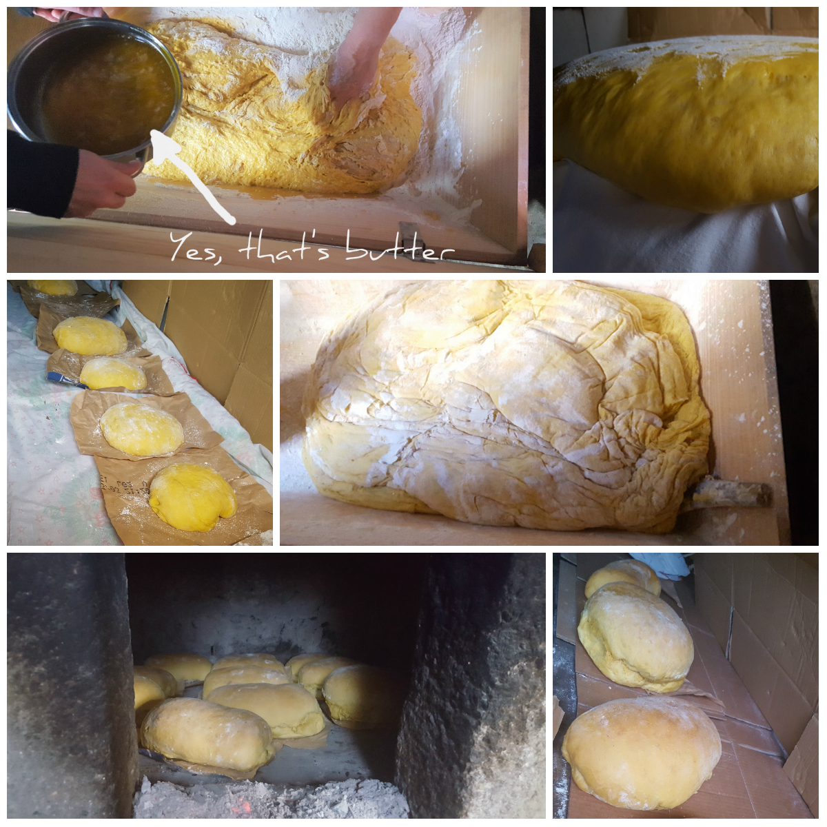 Making "folar" in Portugal the traditional way, wood oven baked homemade bread Making "folar" in Portugal the traditional way, wood oven baked homemade bread