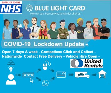 Covid-19 Blue Light Card