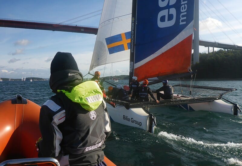 Besättningsbyte under loppet