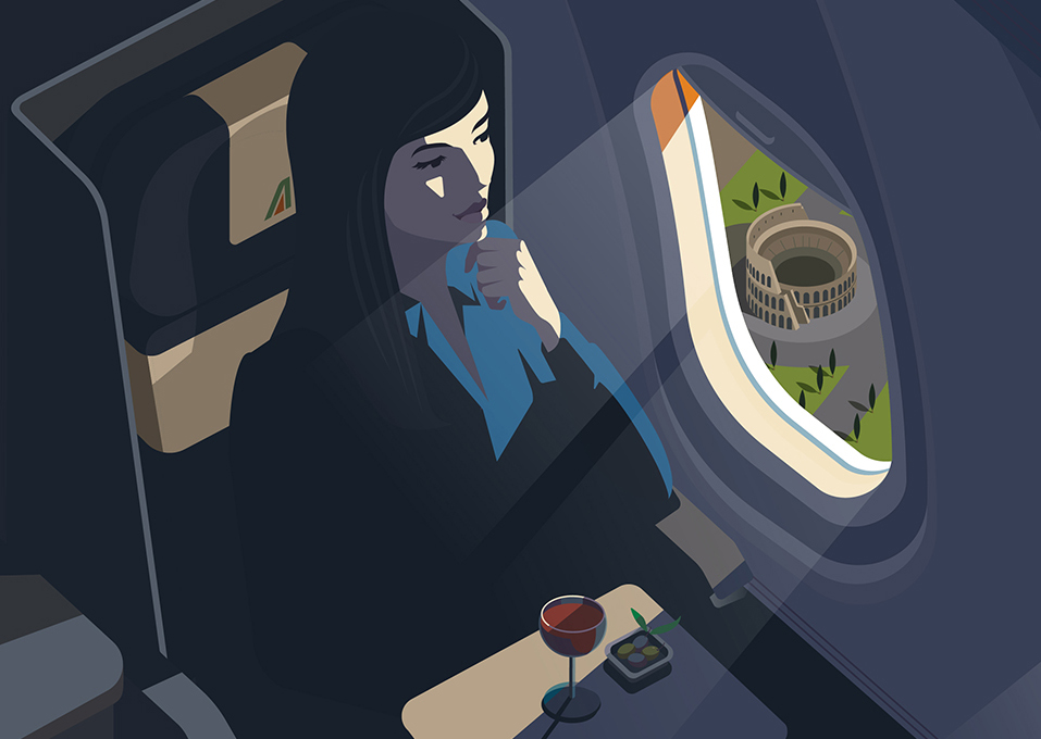 Alitalia - Over Italy 1
