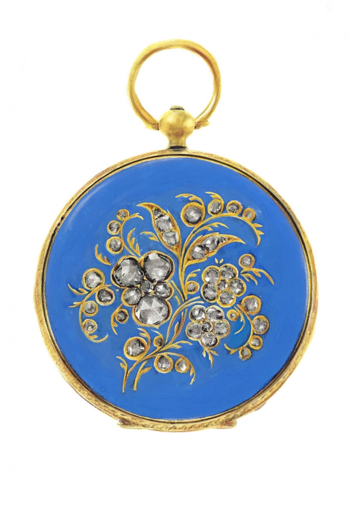 painting of a patek philippe pocket watch