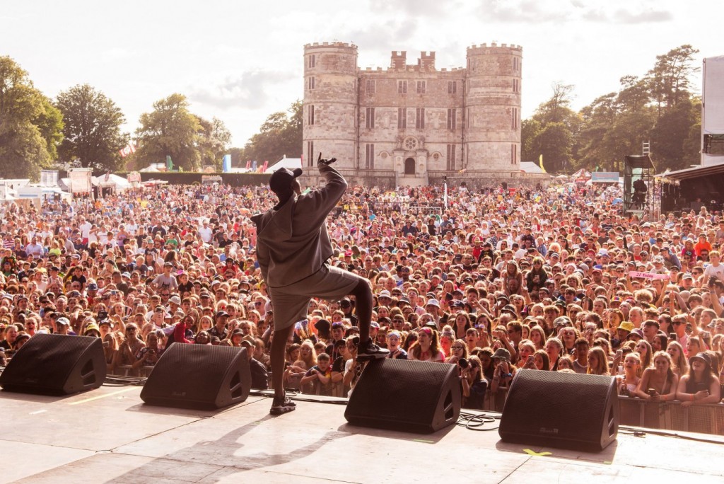 Big Shaq on Stage at Camp Bestival 2019