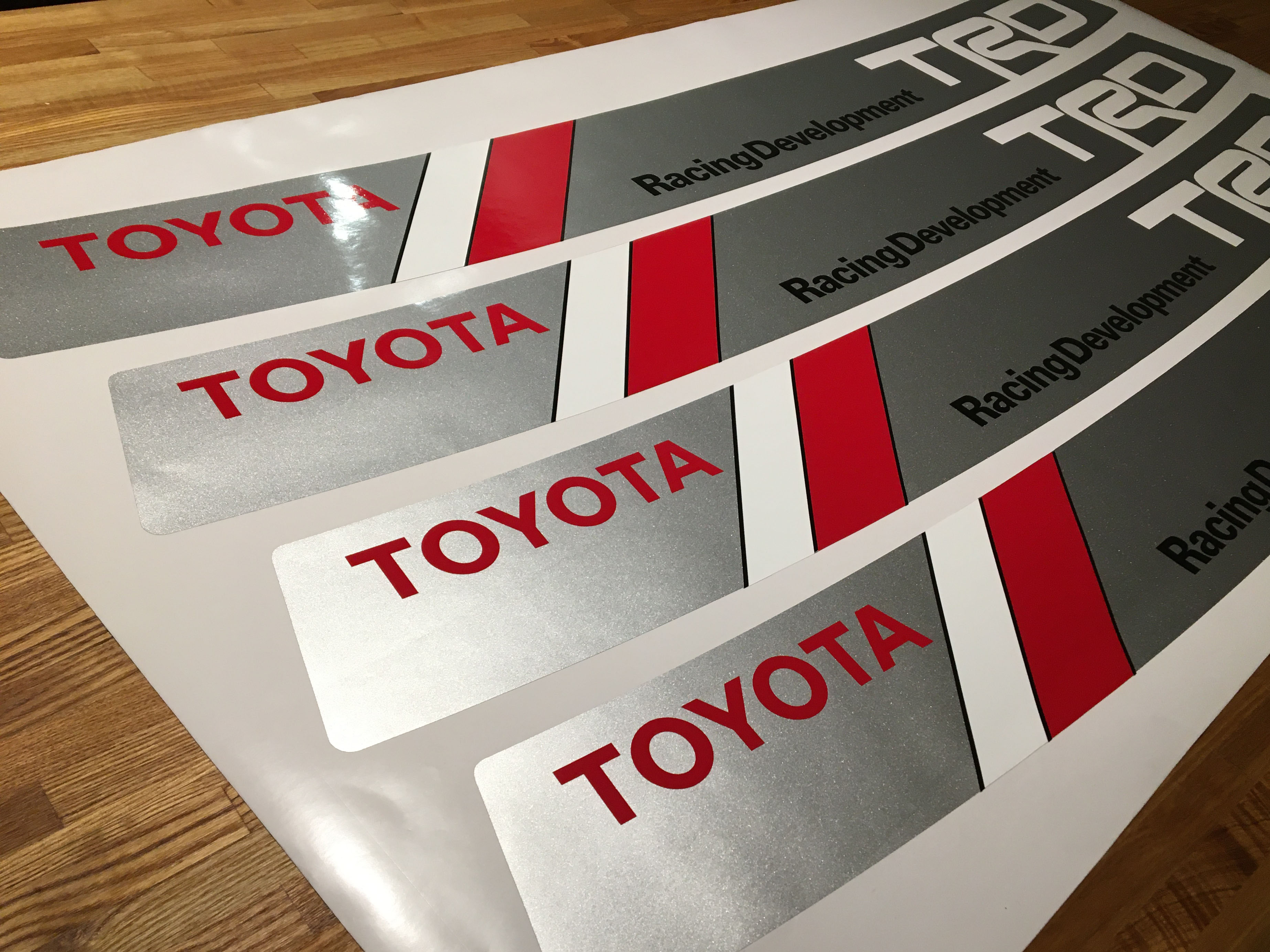 TRD AE86 Windshield banner Garage Sensei